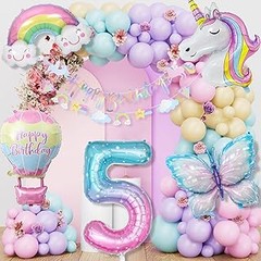 Decoración de cumpleaños temática unicornios: alternativas económicas