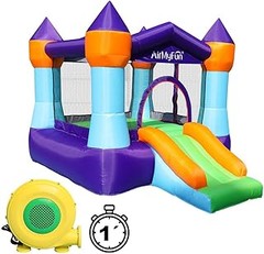 ** Seguridad de los castillos hinchables medianos para niños: lo que debes saber