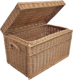 ¿Qué son las cestas de mimbre y fibras para juguetes?