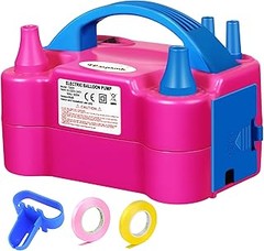 Comparativa de hinchadores eléctricos y manuales para globos