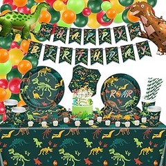 Productos Esenciales para Decorar Cumpleaños con Temática de Dinosaurios