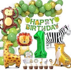 Cómo lograr una decoración ecológica para cumpleaños de animales de la selva