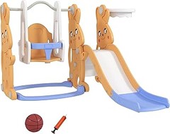 Mejores tiendas para comprar kits de parque infantil con tobogán y columpios