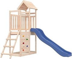 Torres de juego con tobogán y escalera