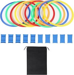 Juegos creativos con aros de juego para estimular la diversión infantil