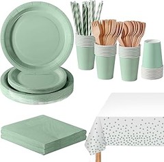 Opiniones sobre diferentes marcas de sets de platos, vasos y servilletas