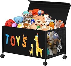 Ideas para organizar tus juguetes usando baúles