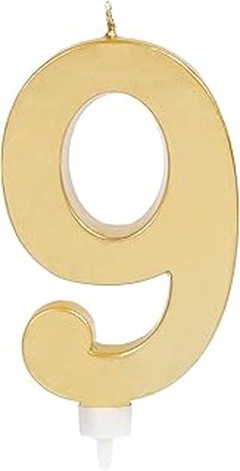 ¿Cuánto cuestan las velas de cumpleaños con números grandes?