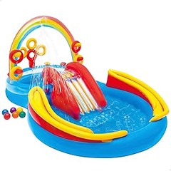 Parques acuáticos hinchables con piscina