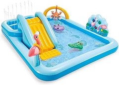 Parques acuáticos hinchables con chorros de agua