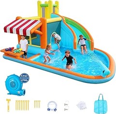 ** Medidas de Seguridad para Parques Acuáticos Hinchables con Toboganes