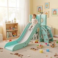 ** Descubre los diferentes tipos de toboganes de interior para niños pequeños