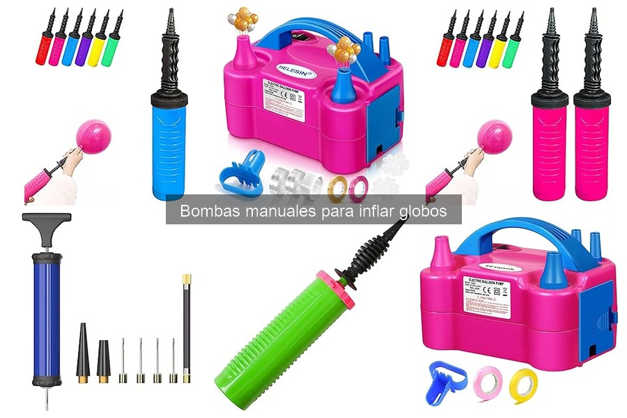 Accesorios imprescindibles para bombas manuales de globos