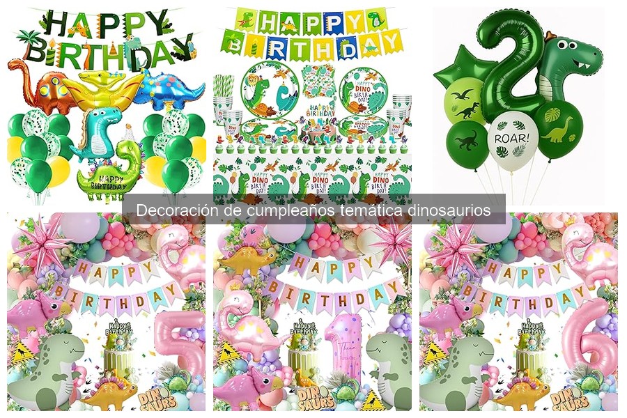 Accesorios Imprescindibles para Fiesta de Cumpleaños de Dinosaurios