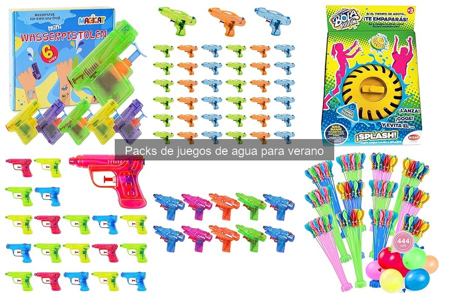 Actividades creativas con packs de juegos de agua para verano