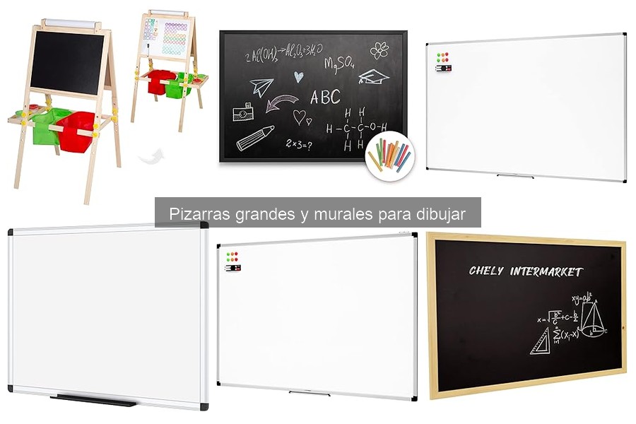 Actividades creativas con pizarras y murales para niños