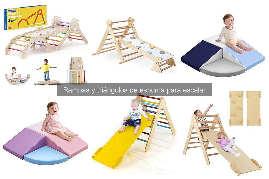 ** Actividades Creativas con Rampas y Triángulos de Espuma