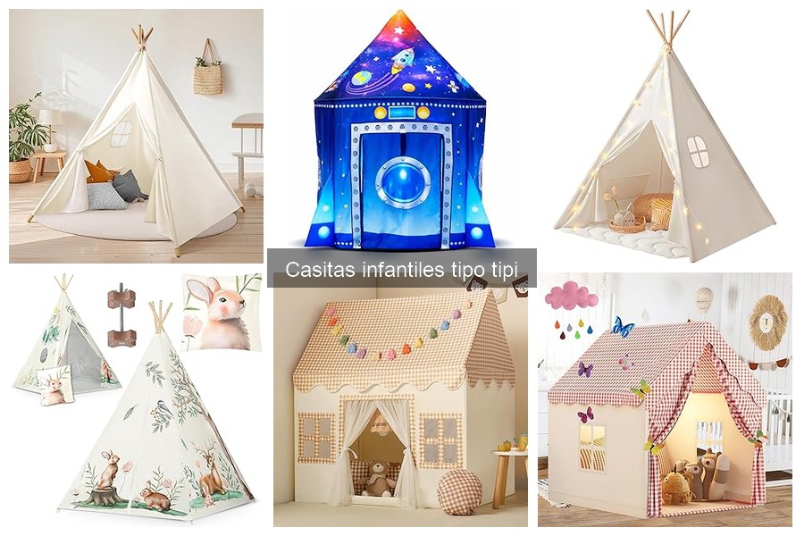 Actividades creativas para casitas infantiles tipo tipi