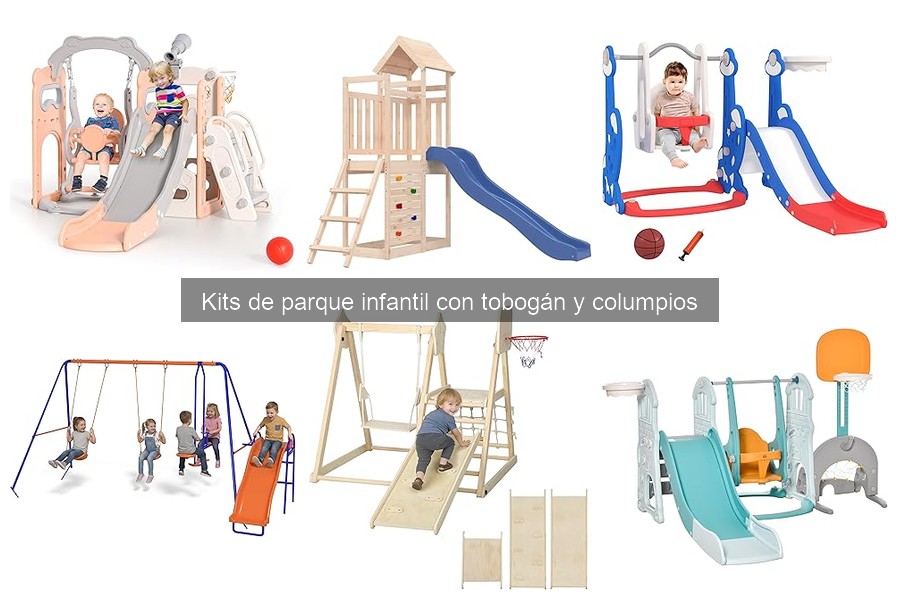 Actividades Creativas para Parque Infantil con Tobogán y Columpios