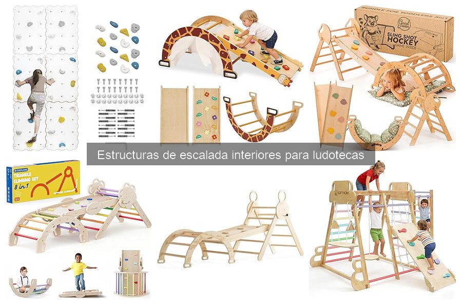Actividades y Juegos con Estructuras de Escalada Interiores