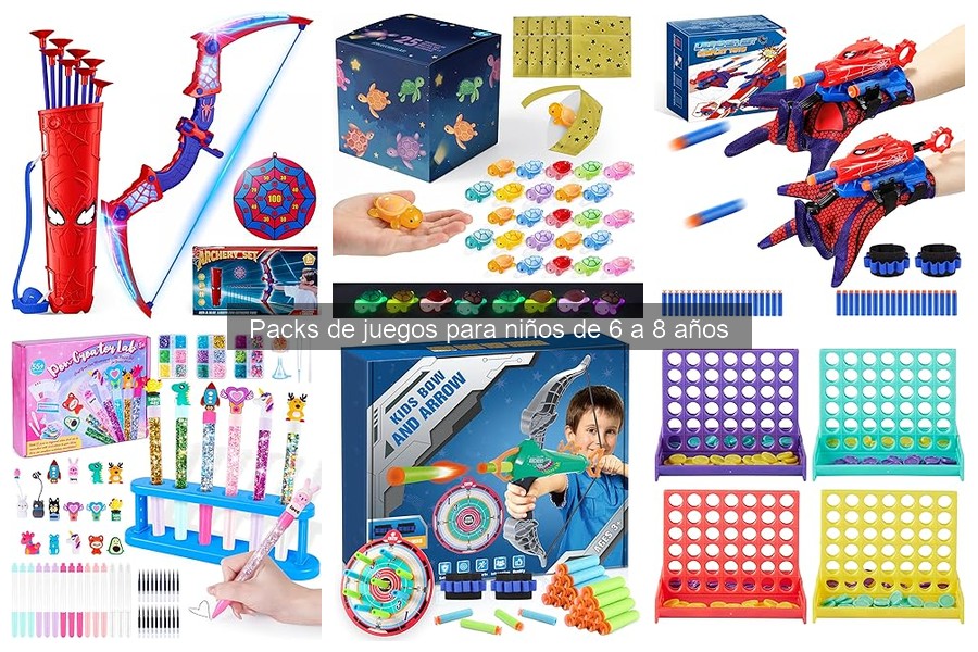 Ahorra en Packs de Juegos para Niños de 6 a 8 Años