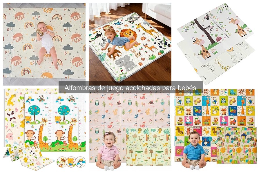Alfombras de juego acolchadas para bebés: ¿qué son y beneficios?