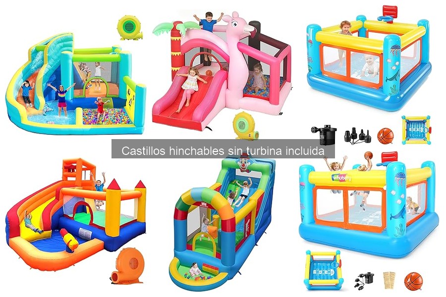Alquilar un castillo hinchable sin turbina: ¿es rentable?