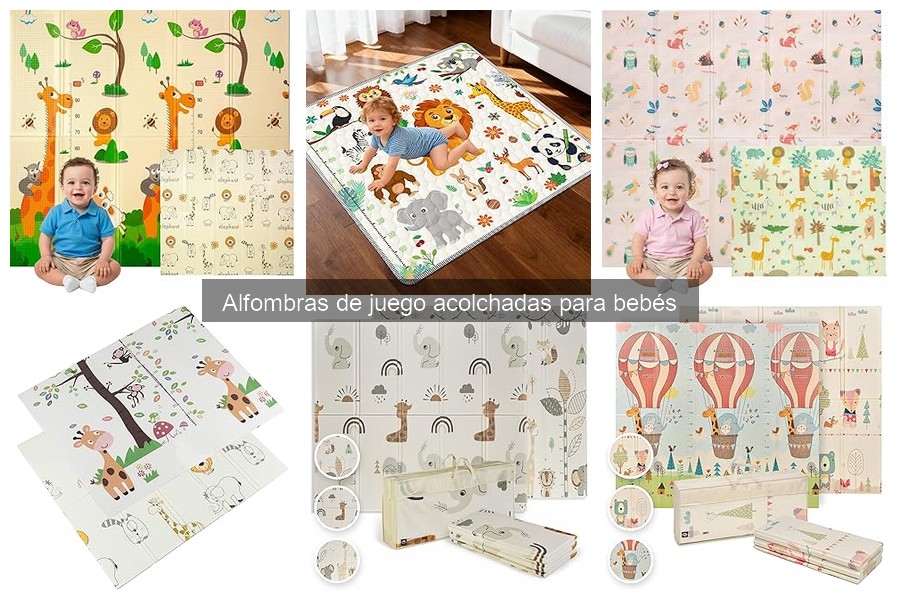 Alternativas a alfombras de juego acolchadas para bebés