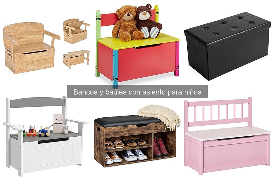 Alternativas a bancos y baúles con asiento para niños