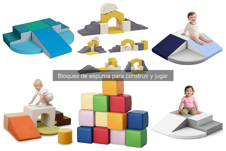 Alternativas a bloques de espuma para construir y jugar