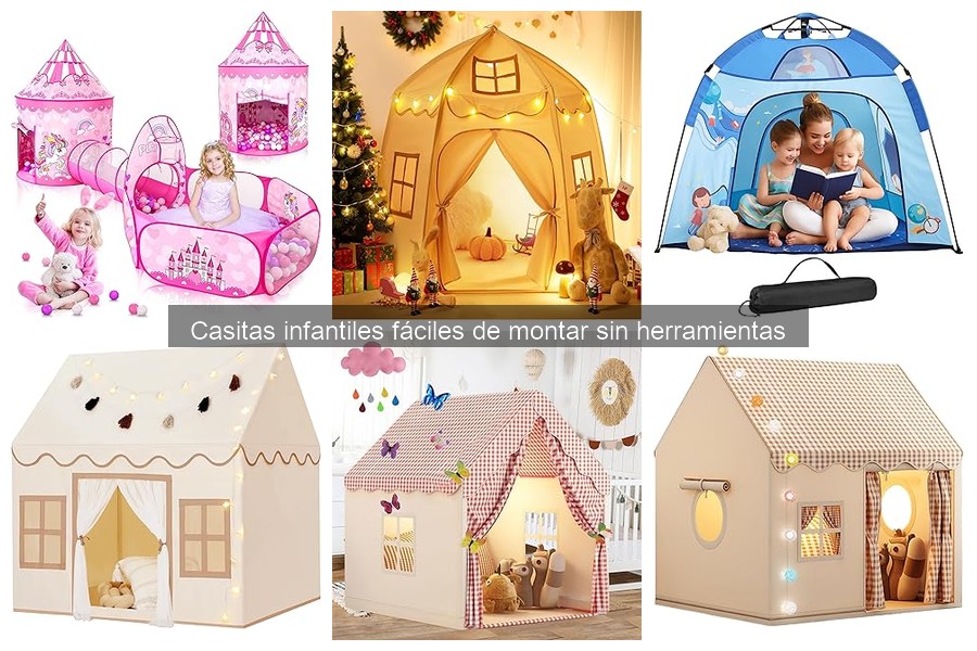 Alternativas a casitas infantiles fáciles de montar