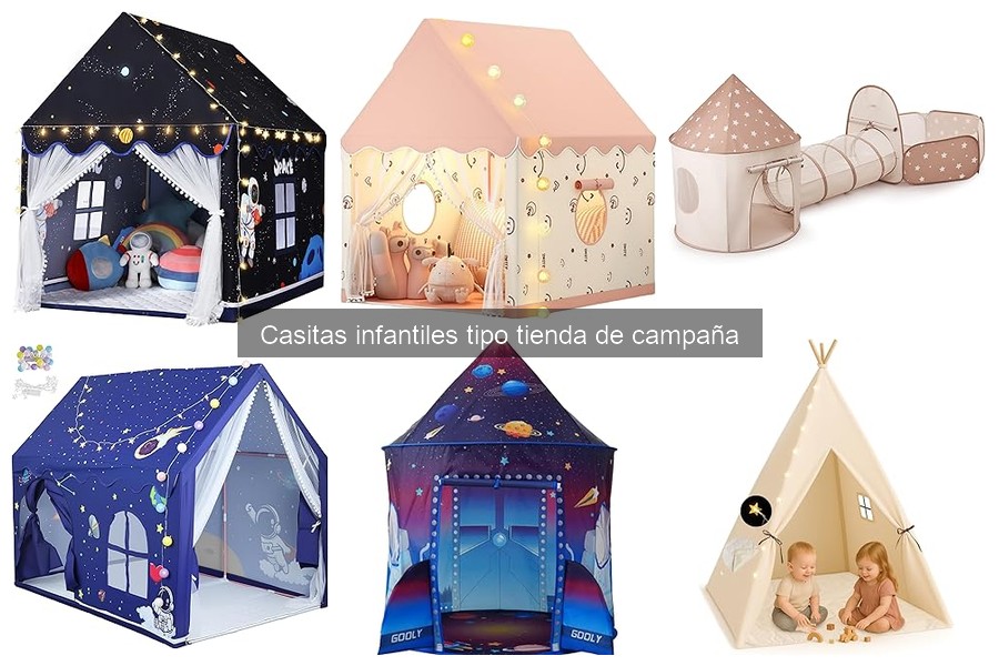 Alternativas a casitas infantiles tipo tienda de campaña