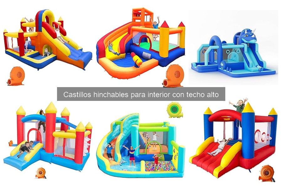 Alternativas a castillos hinchables para jugar en interiores