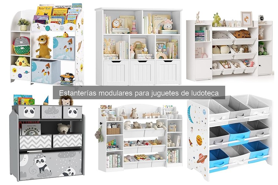 Alternativas a estanterías modulares para juguetes infantiles