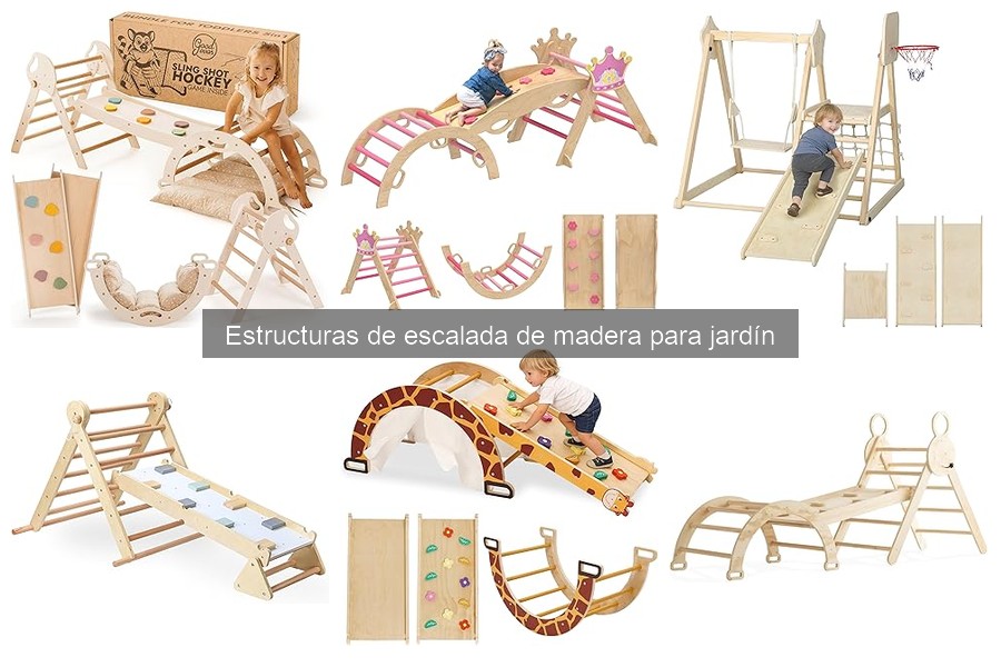 Alternativas a Estructuras de Escalada de Madera para Jardín
