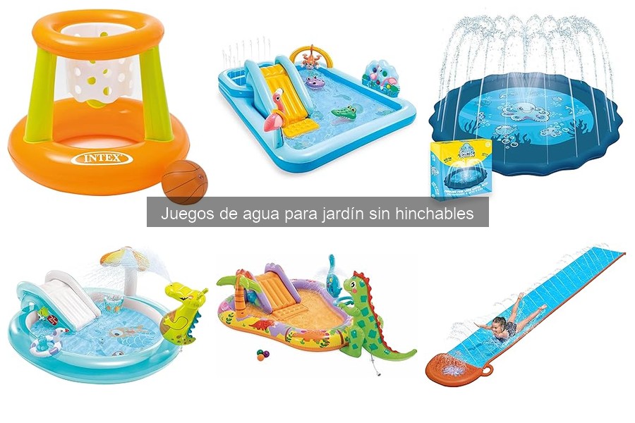 Alternativas a Juegos de Agua para Jardín Sin Hinchables