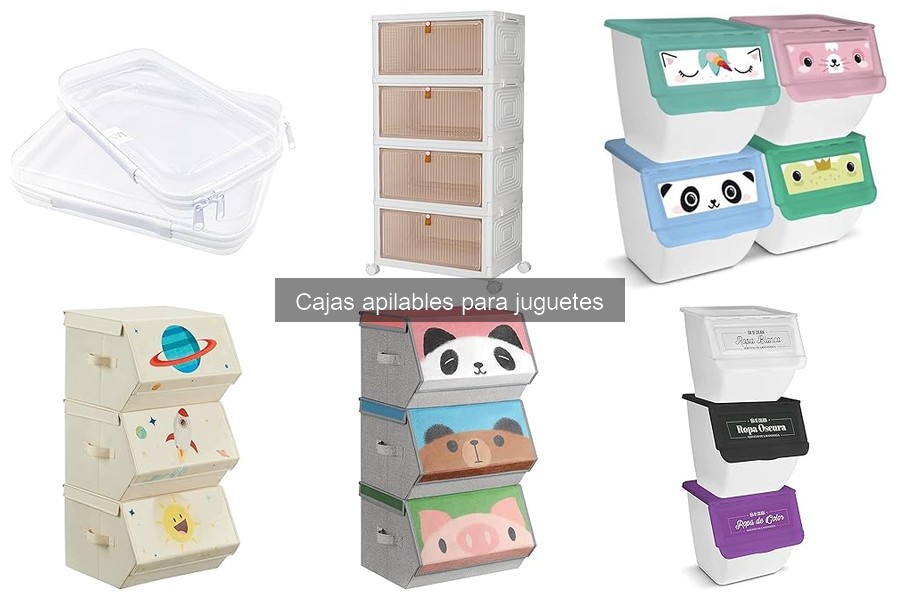 Alternativas a las cajas apilables para juguetes en casa