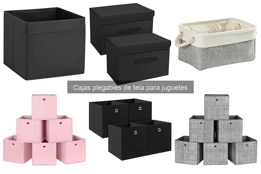 Alternativas a las cajas plegables de tela para juguetes
