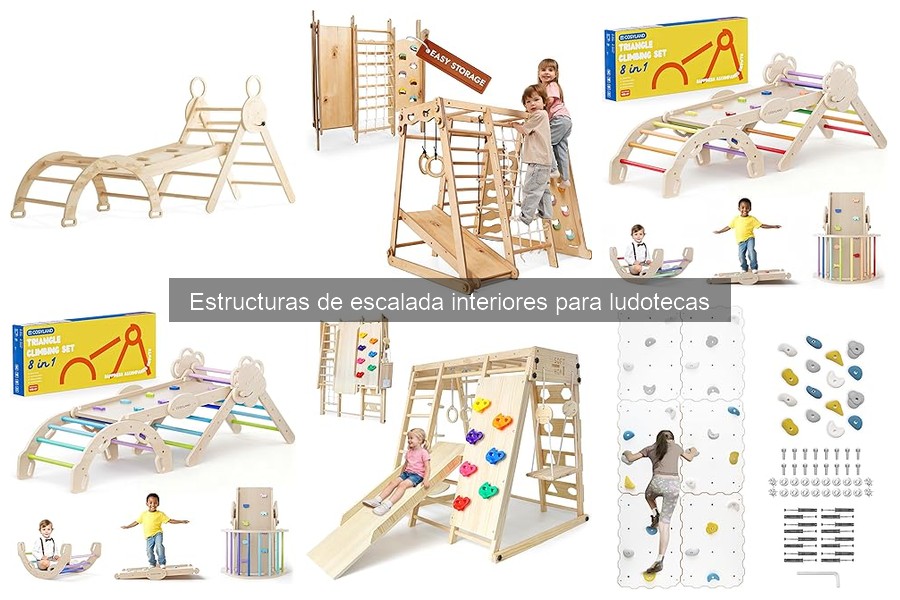 Alternativas a las estructuras de escalada interiores para ludotecas