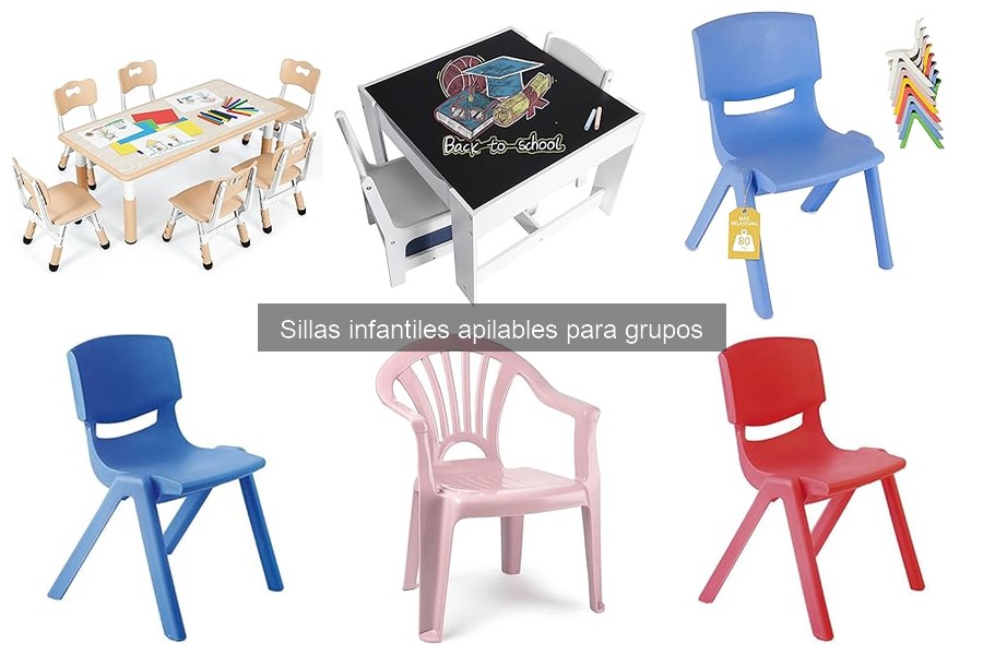 Alternativas a las sillas infantiles apilables: guía completa