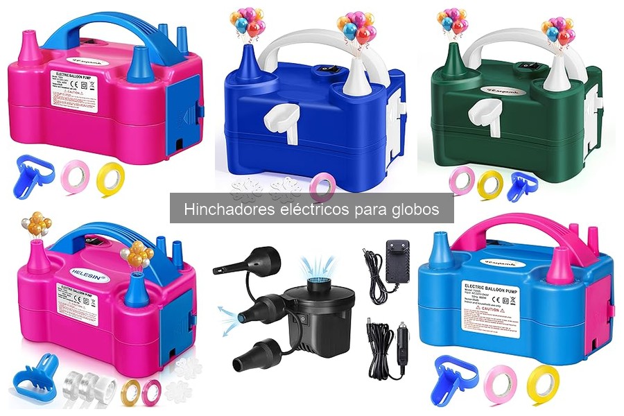 Alternativas a los hinchadores eléctricos para globos