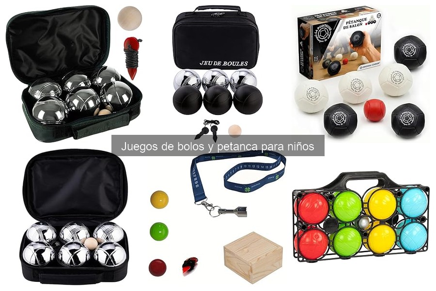 Alternativas a los juegos de bolos y petanca para niños