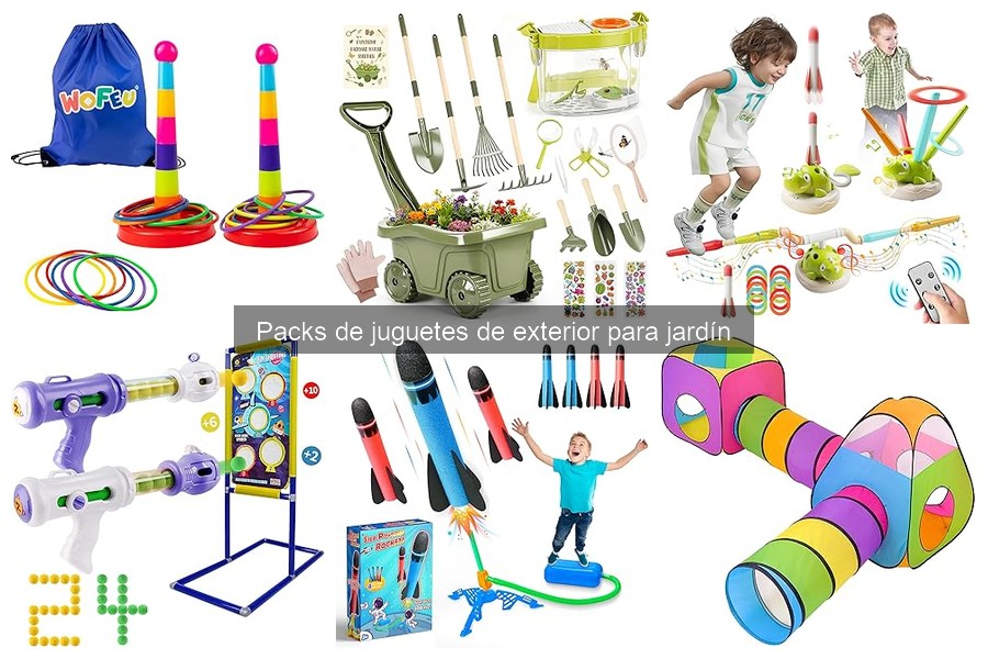 Alternativas a los packs de juguetes de exterior para jardín