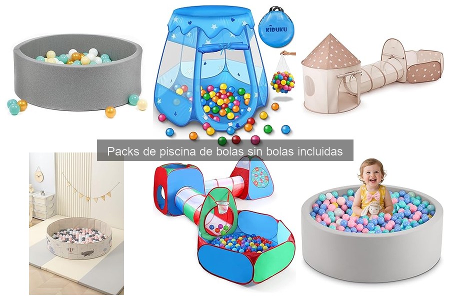 Alternativas a los packs de piscina de bolas sin bolas incluidas