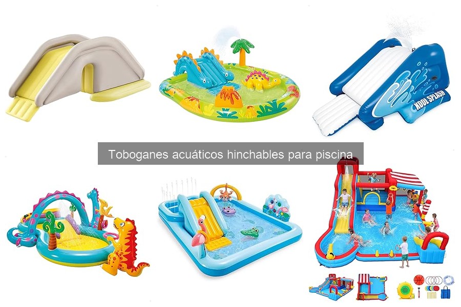 Alternativas a los toboganes acuáticos hinchables para piscina