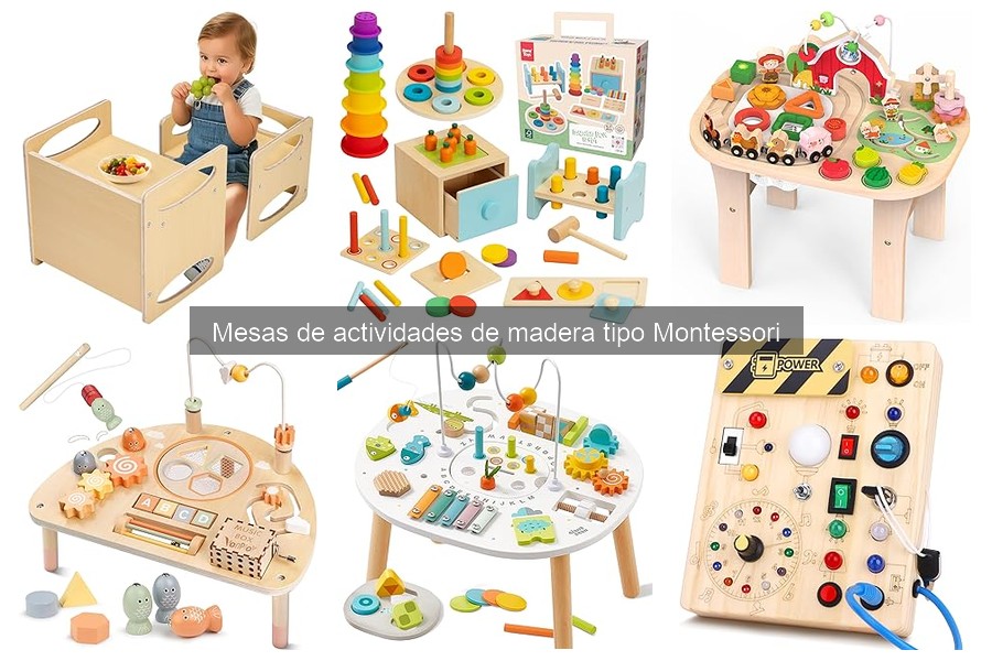 Alternativas a Mesas de Actividades Montessori para Niños