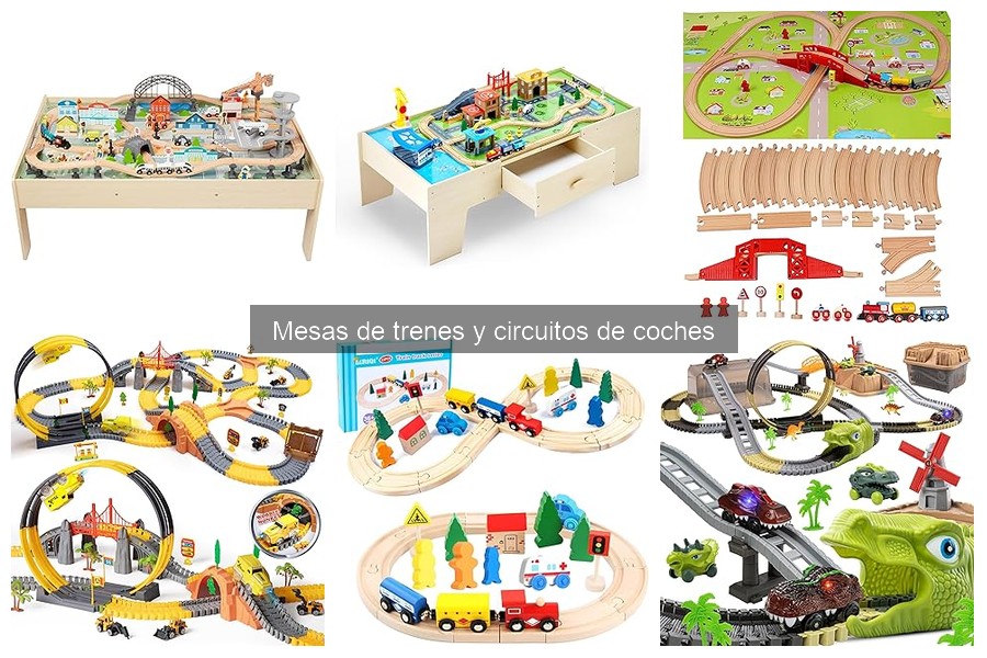 Alternativas a mesas de trenes para juegos infantiles