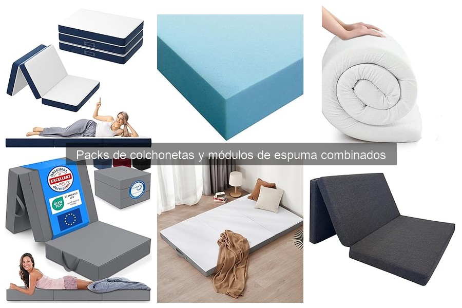 Alternativas a Packs de Colchonetas y Módulos de Espuma