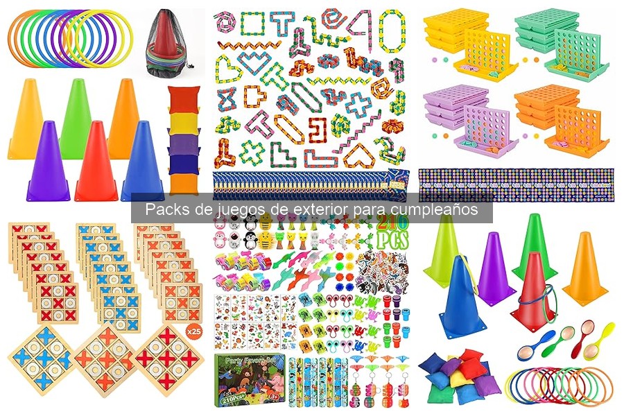 Alternativas a Packs de Juegos de Exterior para Cumpleaños