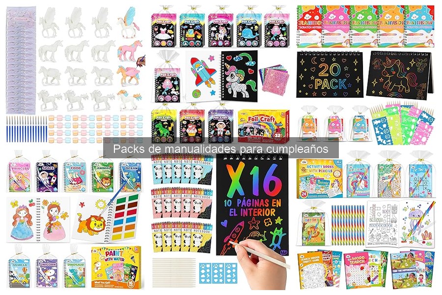 Alternativas a Packs de Manualidades para Cumpleaños
